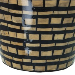 Vase Alexandra House Living Wood Bamboo 21 x 39 x 21 cm