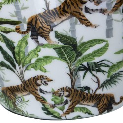 Vase Alexandra House Living Metall Tiger 21 x 21 x 26 cm