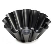 Flan Mould Kinvara 83009 Dark grey Steel 1,5 L 23 x 8,2 x 23 cm (12 Units)