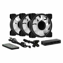 Ventillateur de cabine Aerocool Mirage 12 ARGB Pro 12V Ø 12 cm (3 Unités) (3 pcs)