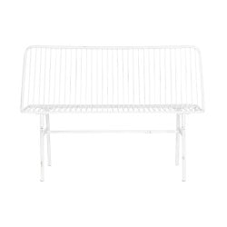 Ensemble Table avec 3 Sièges Home ESPRIT Blanc Métal 115 x 53 x 83 cm