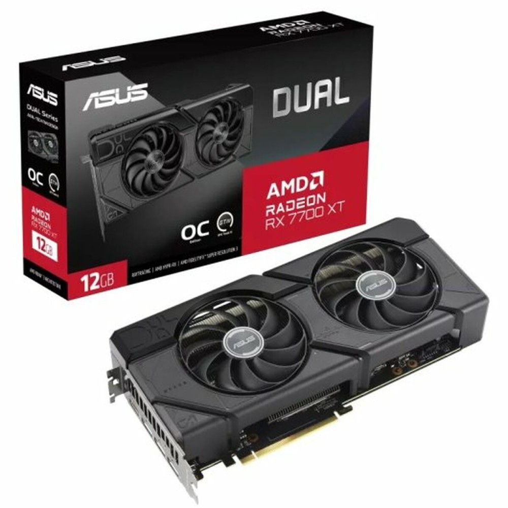 Carte Graphique Asus 90YV0JZ0-M0NA00 AMD RADEON RX 7700 XT GDDR6 12 GB