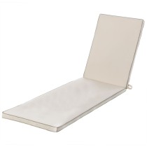 Cushion for lounger Cream 190 x 55 x 4 cm