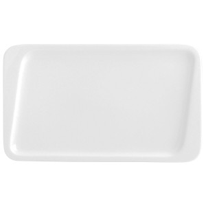 Dessertteller Quid Chef aus Keramik Weiß 25 x 15 cm (6 Stück) (Pack 6x)