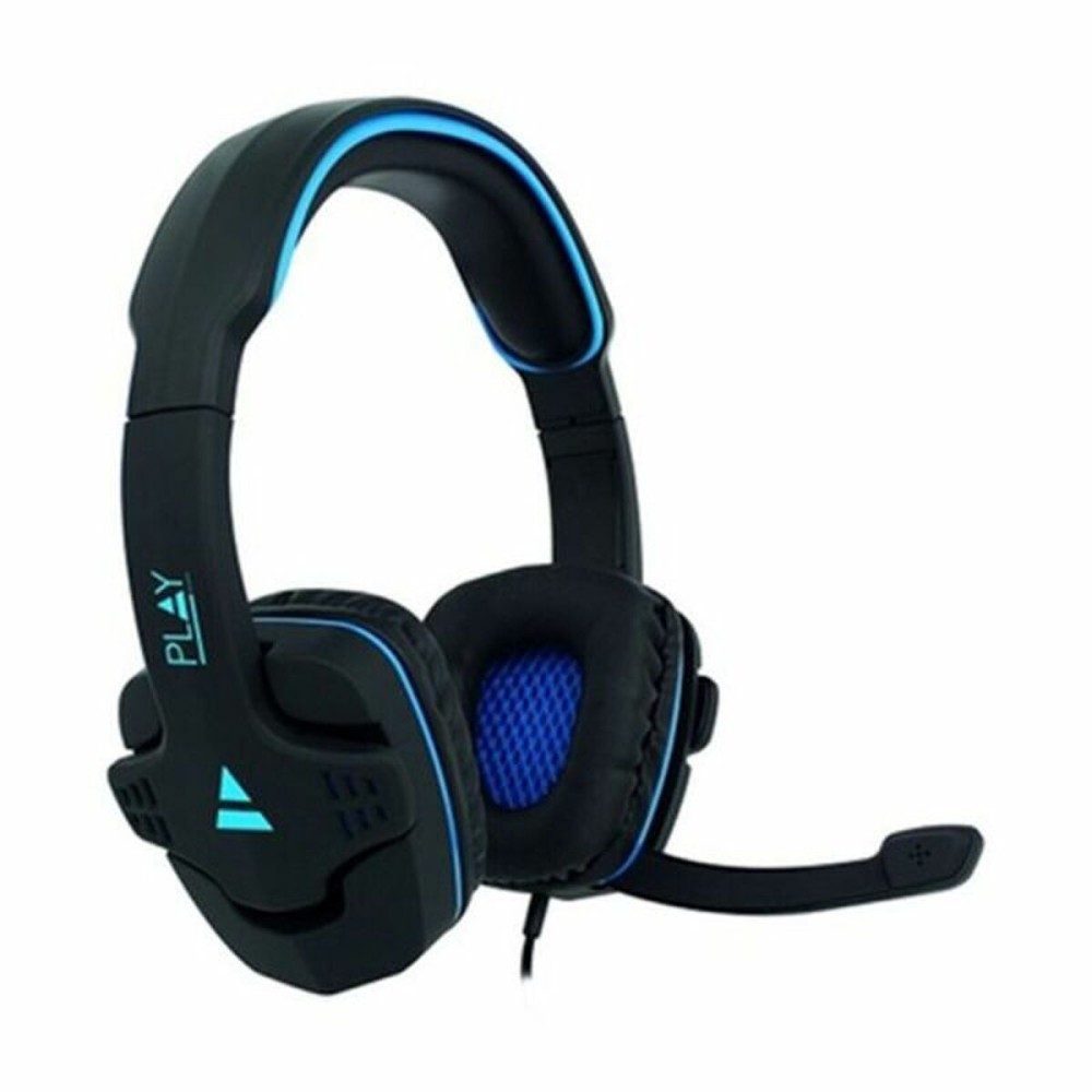 Casques avec Micro Gaming Ewent PL3320 Noir Bleu