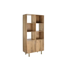 Étagère DKD Home Decor Doré Naturel Bois de manguier 90 x 40 x 180 cm