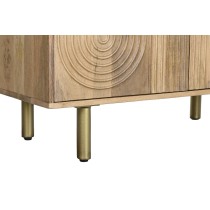 Étagère DKD Home Decor Doré Naturel Bois de manguier 90 x 40 x 180 cm