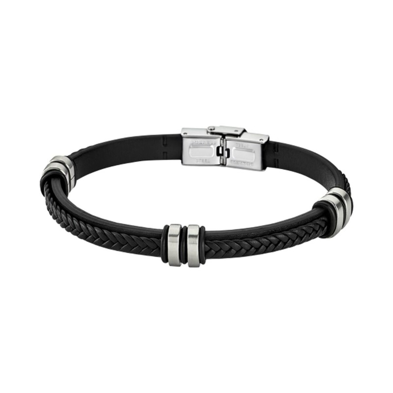 Bracelet Homme Lotus JEWELS JEWELRY Cuir Acier inoxydable (Reconditionné A)