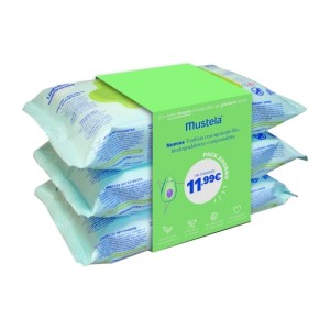 Moist Wipes Mustela 180 Units