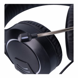 Gaming Headset with Microphone EDM 07752 for players Black