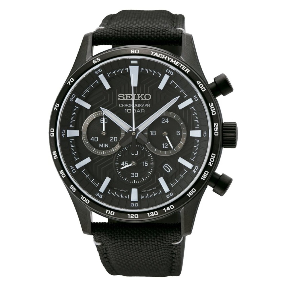 Montre Homme Seiko SSB417P1 Noir