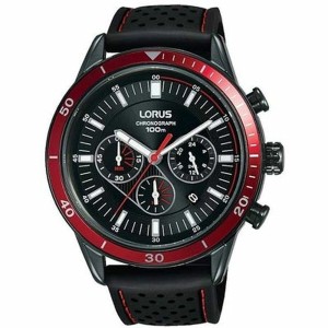 Men's Watch Lorus SPORTS Black (Ø 45 mm)