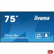 Écran Videowall Iiyama ProLite LH7575UHS-B1AG 75" 4K Ultra HD