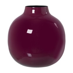 Vase Alexandra House Living Dunkelrosa Metall 21 x 21 x 21 cm