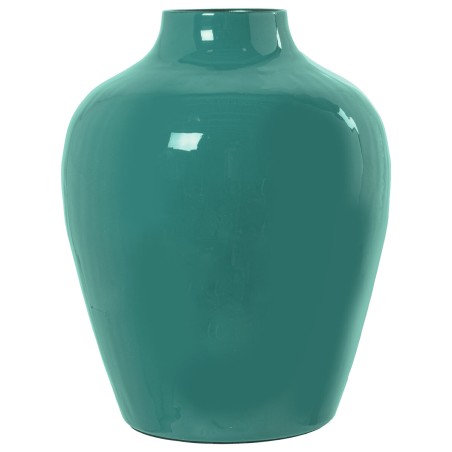 Vase Alexandra House Living Dunkelgrün Metall 21 x 21 x 26 cm