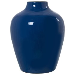 Vase Alexandra House Living Bleu foncé Métal 21 x 21 x 26 cm