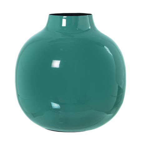 Vase Alexandra House Living Vert foncé Métal 21 x 21 x 21 cm