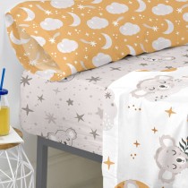 Drap housse HappyFriday MOSHI MOSHI Multicouleur 90 x 200 x 32 cm