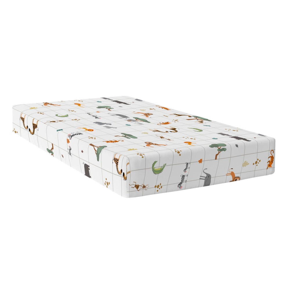 Fitted bottom sheet HappyFriday HAPPYFRIDAY MINI Multicolour 28 x 2 x 38 cm 90 x 200 x 32 cm