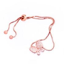 Bracelet Folli Follie 3B17S049RC Rose 12 cm