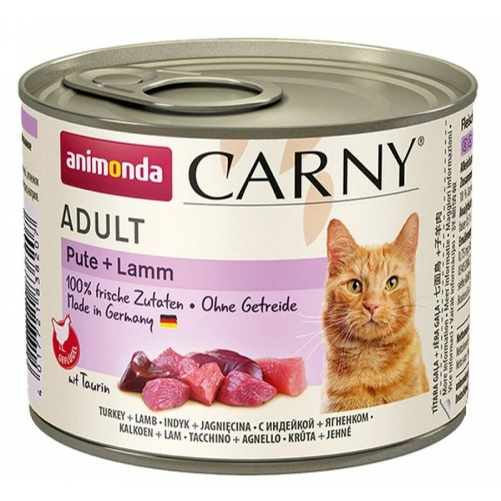 Aliments pour chat Animonda Adult Dinde Agneau 200 g