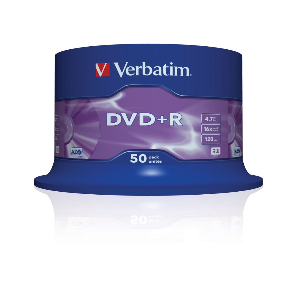 DVD+R Verbatim VB-DPR47S3A 50 Units (50 Units)