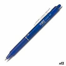 Stift Pilot Frixion Clicker Löschbare Tinte Blau 0,4 mm 12 Stück