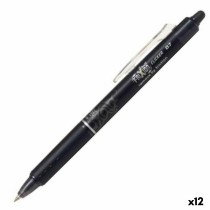 Pen Pilot Frixion Clicker Erasable ink Black 0,4 mm 12 Units