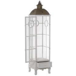 Lanterns Alexandra House Living White Wood Crystal Fir wood (3 Pieces)