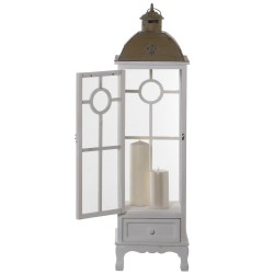 Lanterns Alexandra House Living White Wood Crystal Fir wood (3 Pieces)