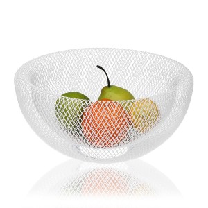 Coupe à fruits Versa Blanc Acier Fer (15 cm)