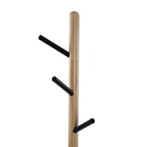 Hat stand Versa Black Metal Escandinavo/Nórdico 28 x 180 x 28 cm