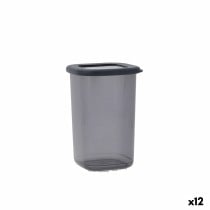 Boîte Quid City Avec couvercle 1,2 L Gris Plastique (12 Unités)