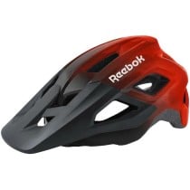 Fahrradhelm für Erwachsene Reebok Schwarz Rot Visier