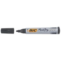 Permanent marker Bic Marking 2000 Black 12 Pieces