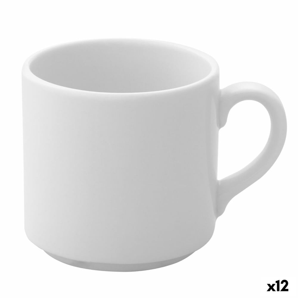 Tasse Ariane Prime Café Blanc Céramique 200 ml (12 Unités)