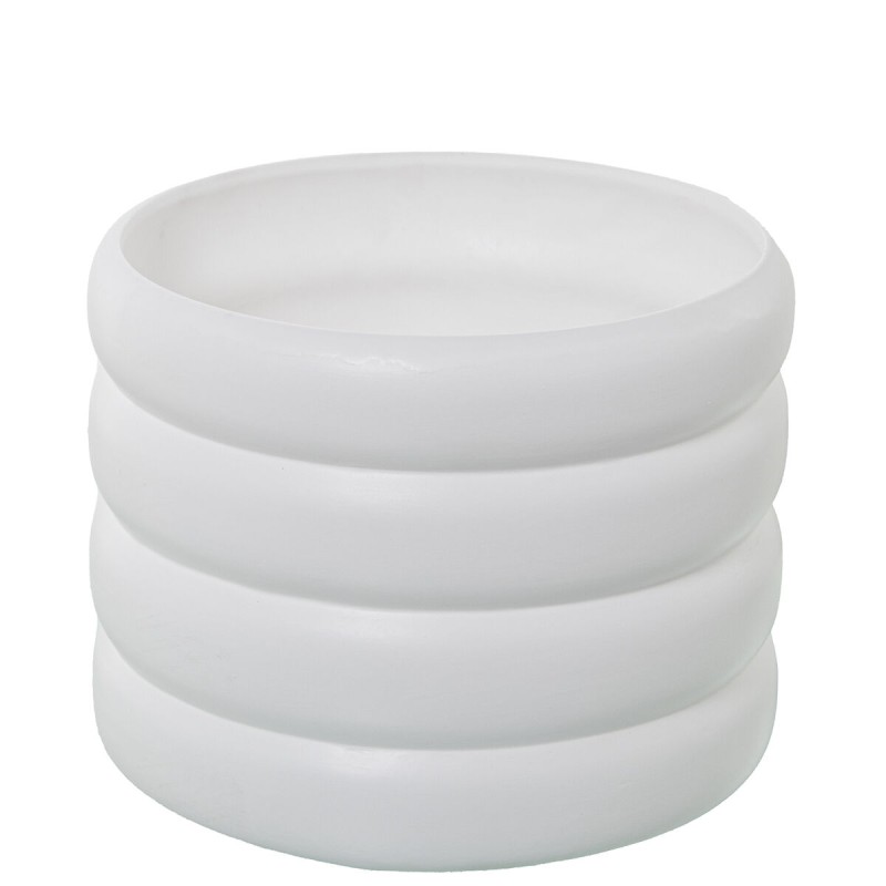 Planter Alexandra House Living White Ceramic 24 x 24 x 20 cm