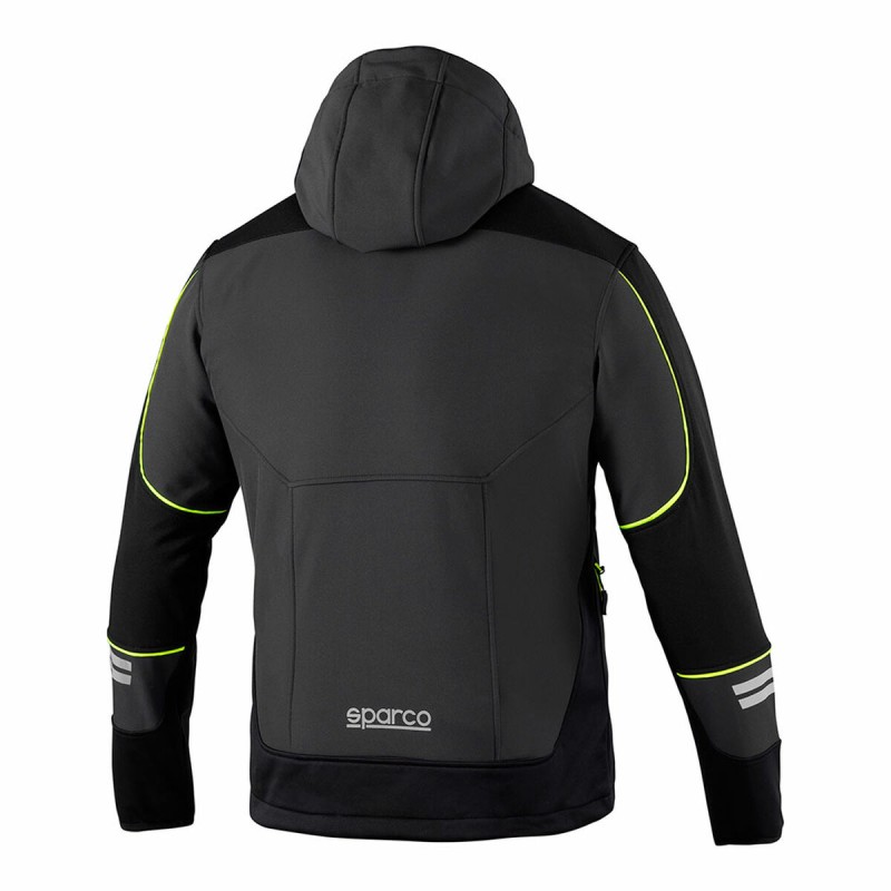 Men's Sports Jacket Sparco Tech Ndis Black