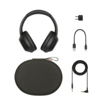 Headphones with Microphone Sony WH-1000XM4 Black