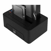 Dual-Dockstation Ewent AAACET0186 Dual 2.5"-3.5" USB 3.1 ABS Schwarz