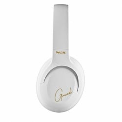 Casques Bluetooth avec Microphone NGS Blanc