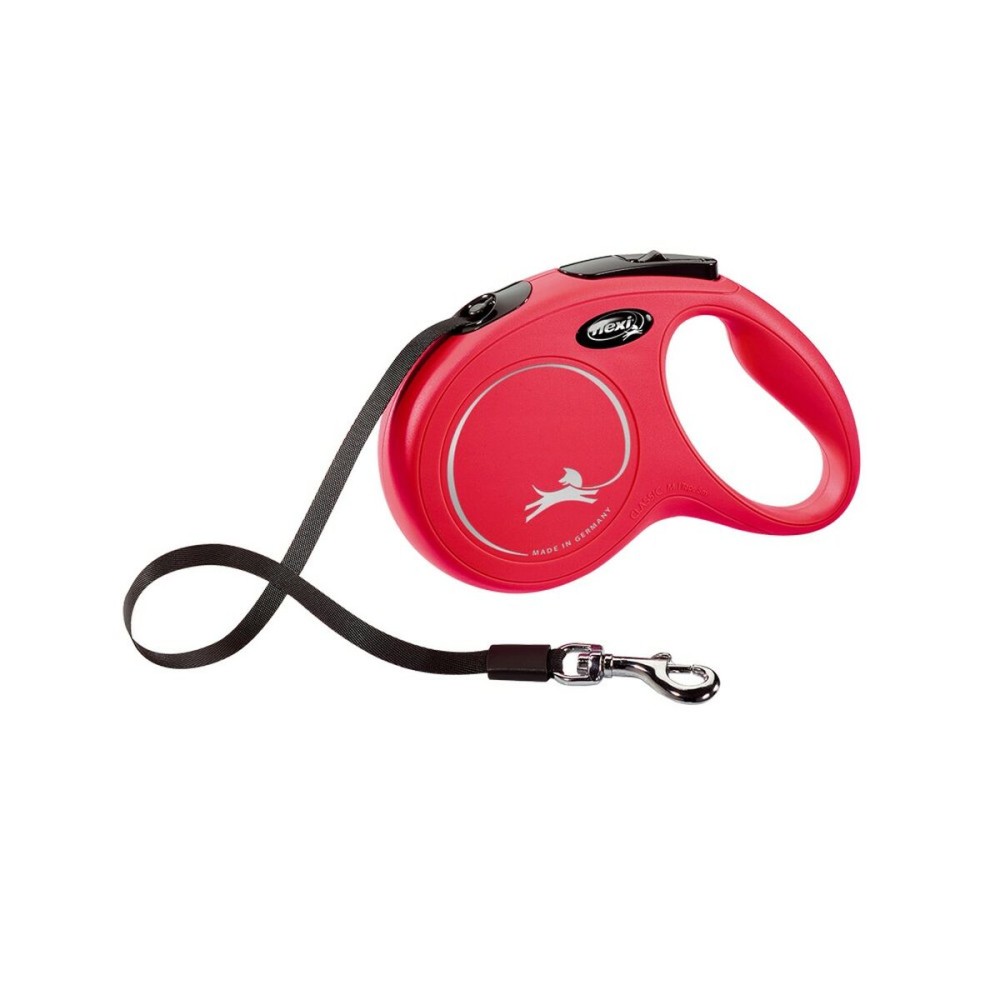 Laisse pour Chien Flexi New Classic L Rouge