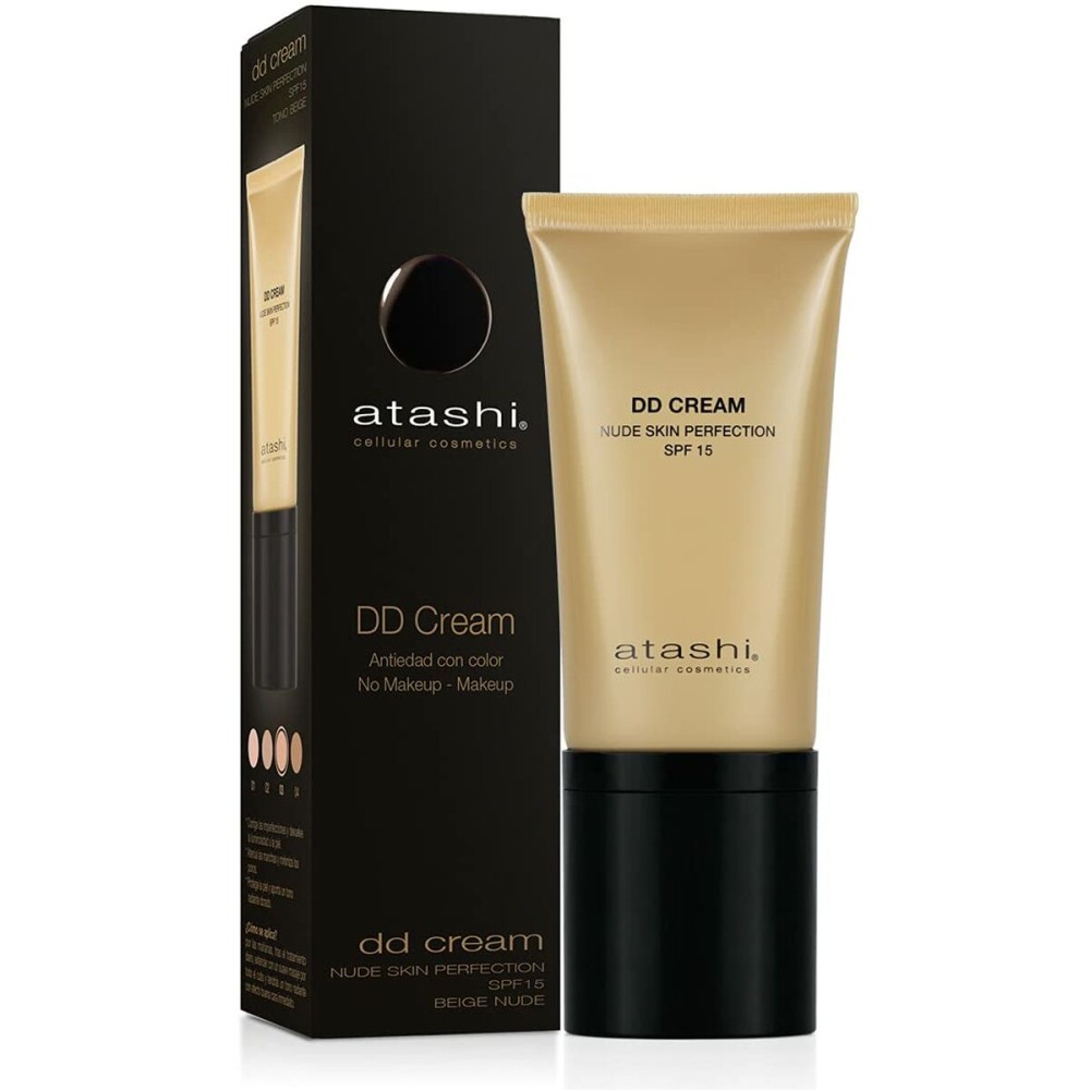 Sonnenschutz mit Farbe Atashi Celullar Cosmetic Dd Beige Spf 15 50 ml DD Creme