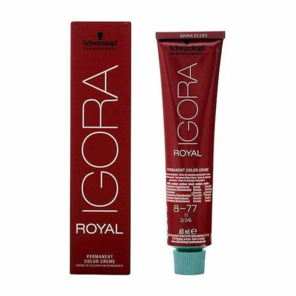 Dauerfärbung Igora Royal Schwarzkopf Igora Royal 8-77 Nº 9.0-rubio muy claro Nº 8.0-rubio claro 60 ml