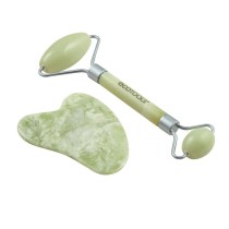 Anti-Ageing Treatment for Face and Neck Ecotools Jade Jade Set 2 Pieces