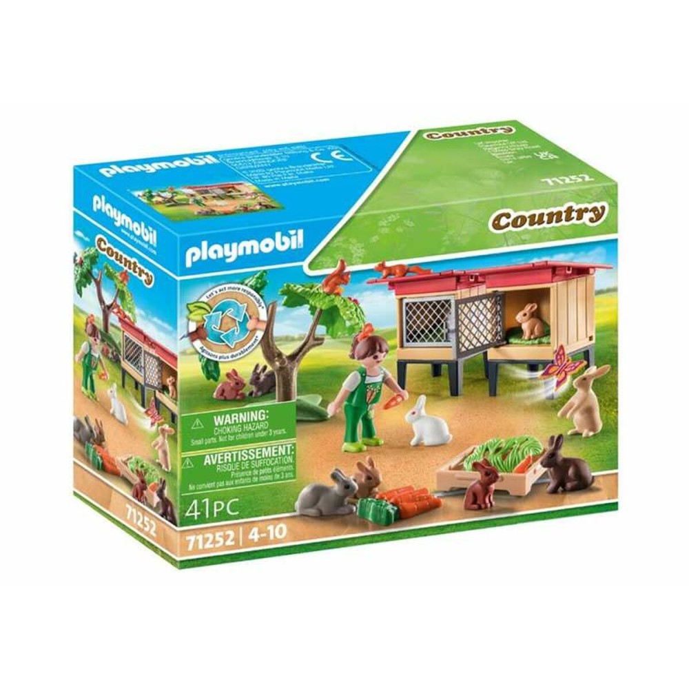 Playset Playmobil 71252 Country Rabbit Hutch 41 Pieces