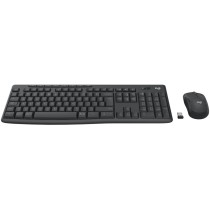 clavier et souris Logitech 920-012077 Graphite Monochrome Anglais EEUU QWERTY