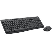 clavier et souris Logitech 920-012077 Graphite Monochrome Anglais EEUU QWERTY