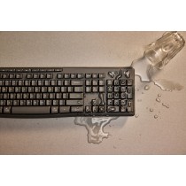 Tastatur mit Maus Logitech 920-012077 Graphit Schwarzweiß Englisch EEUU QWERTY