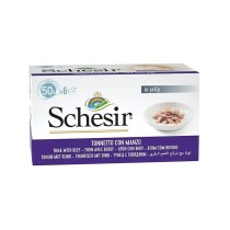 Aliments pour chat SCHESIR Poisson 6 x 50 g